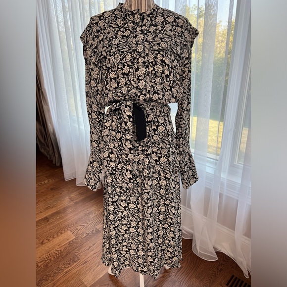 Reiss Dress size 8 Micah floral midi dress - Picture 2 of 8